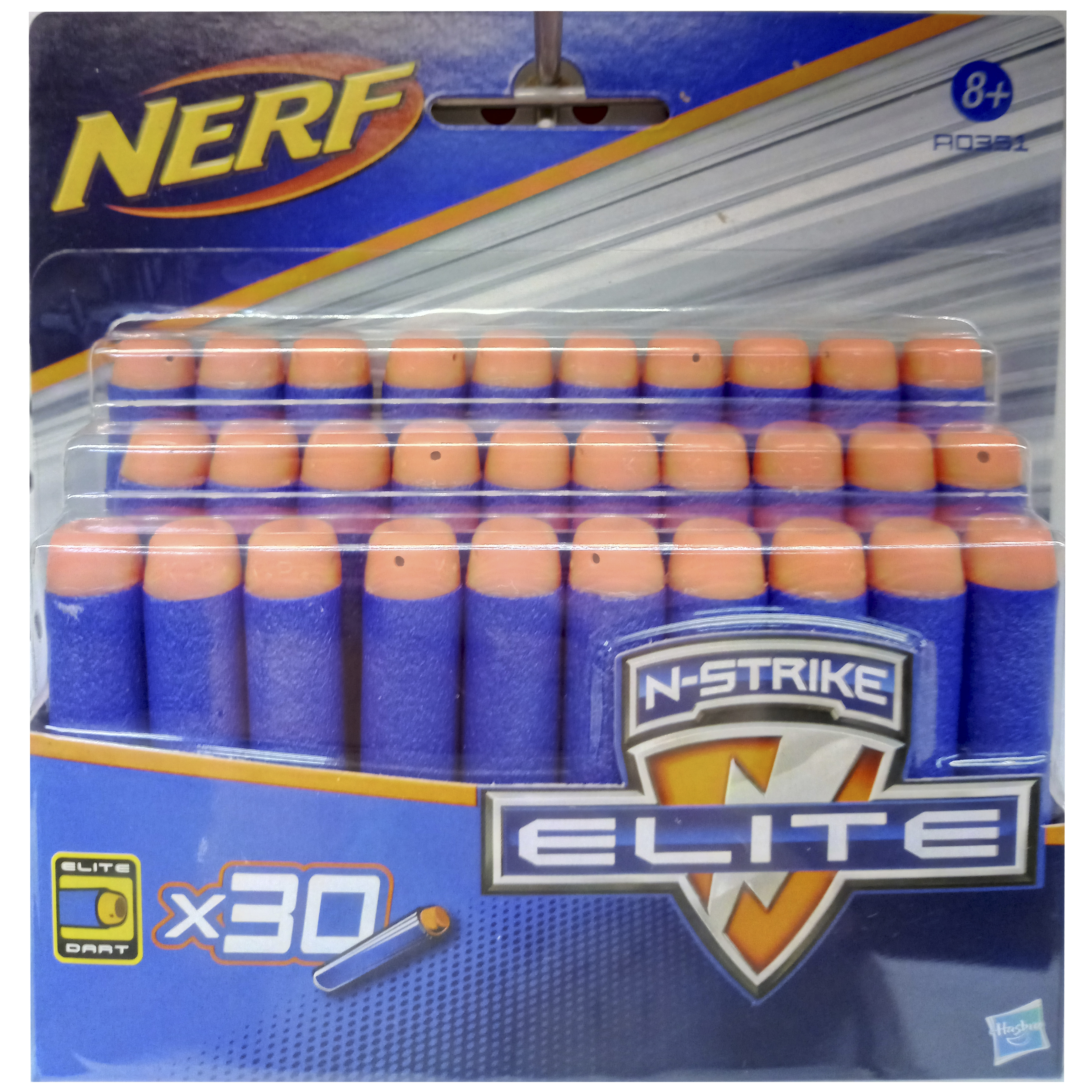 imagen frontal dardos 30 nerf lite