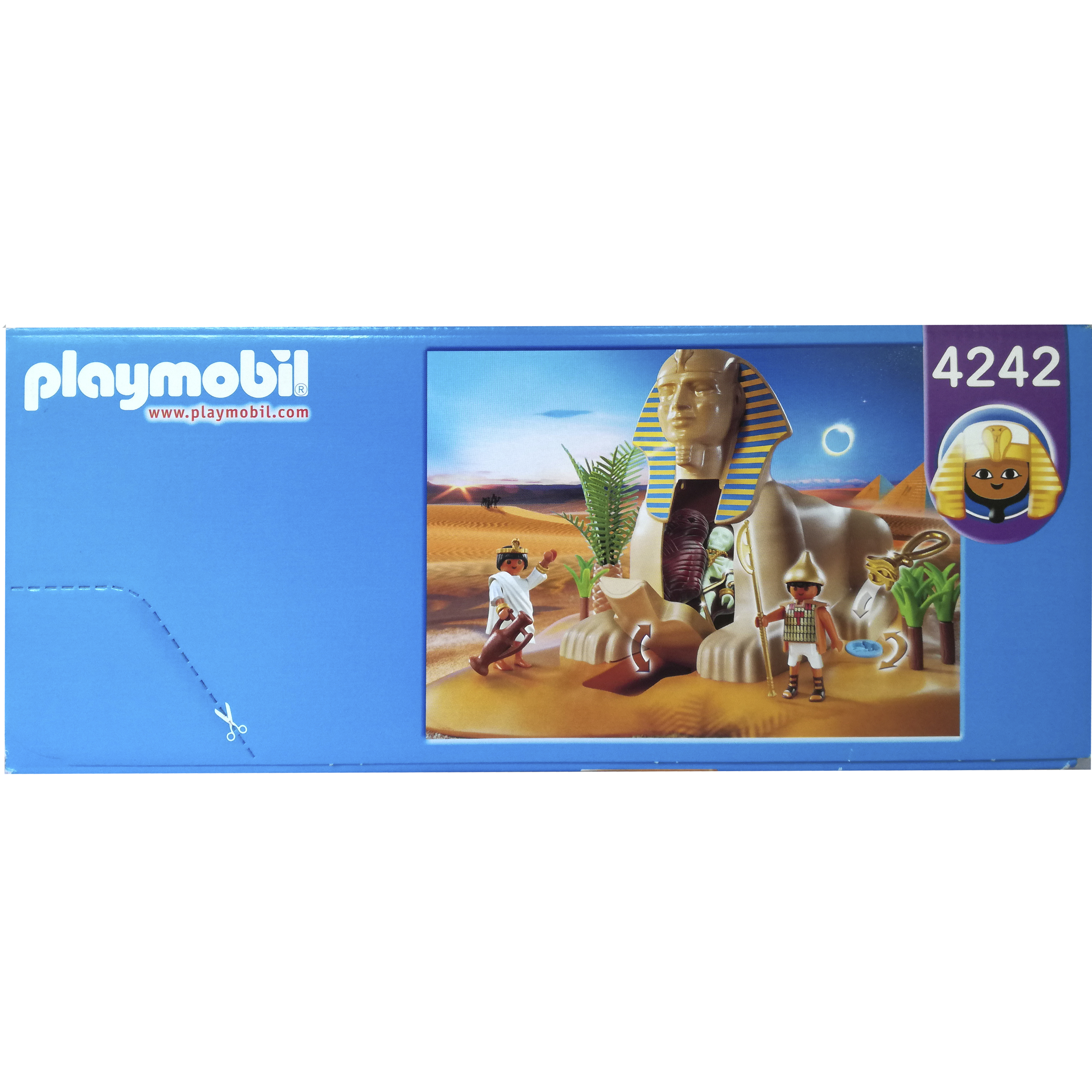 izquierda caja playmobil 4242 esfinge