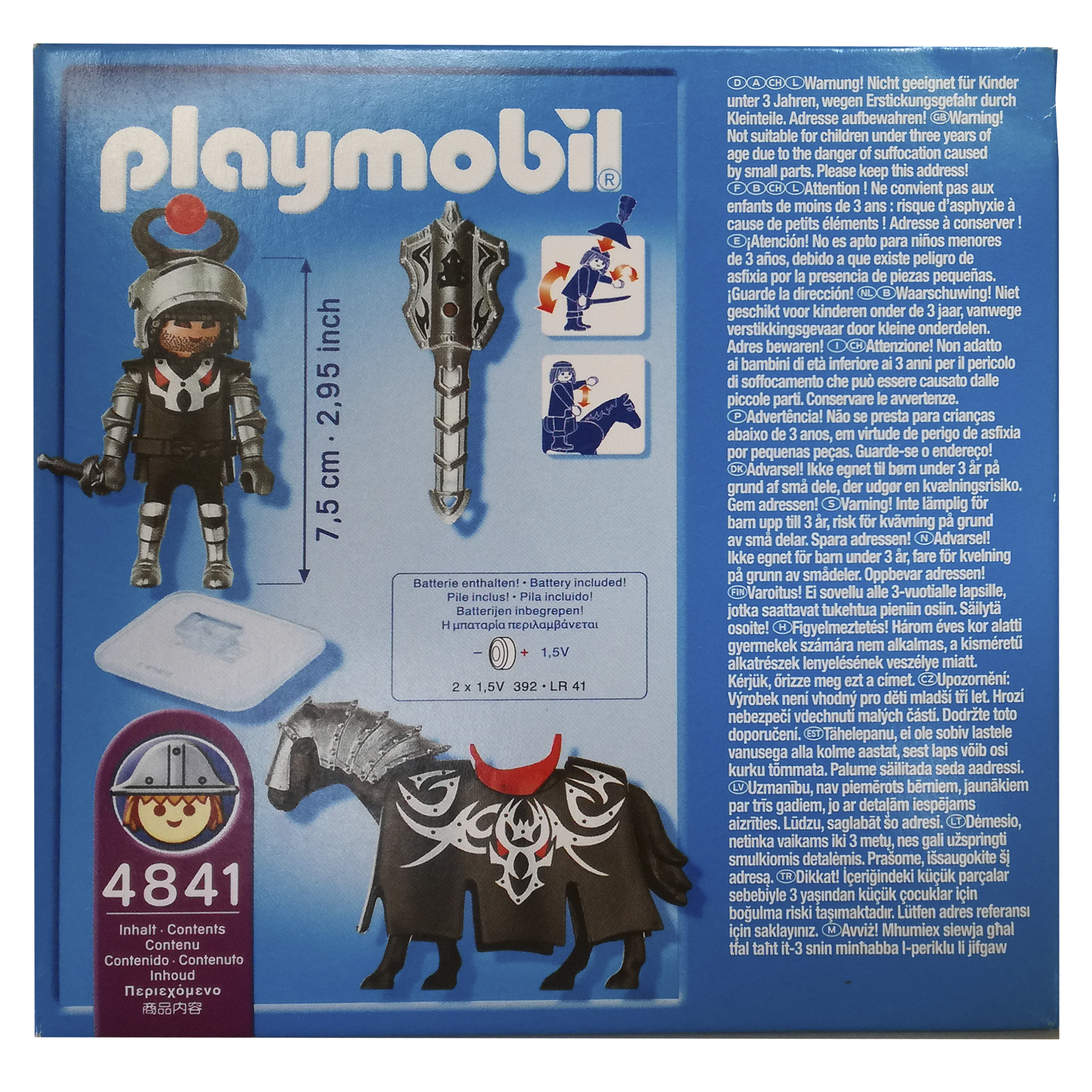 imagen playmobil 4841 trasera caja