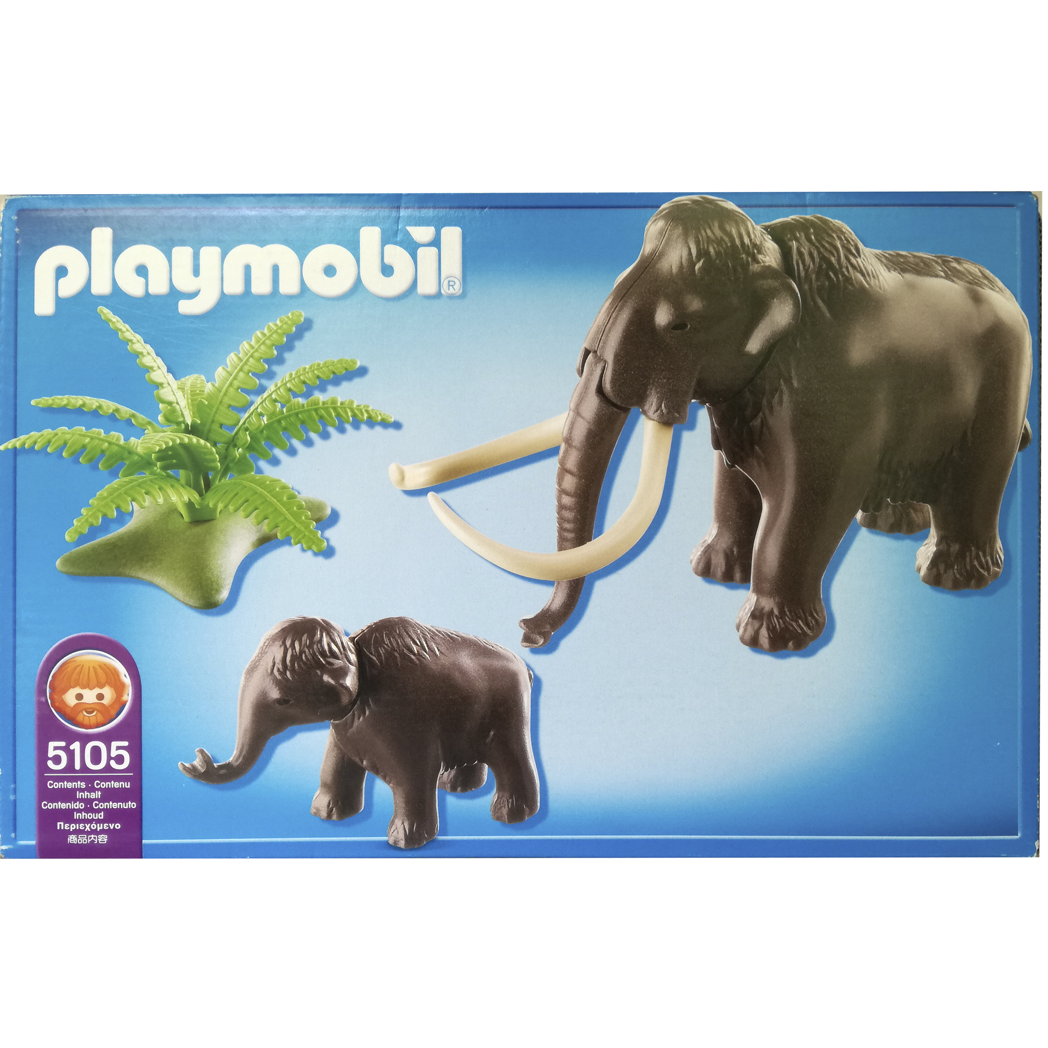 imagen trasera playmobil 5105 mamut mama