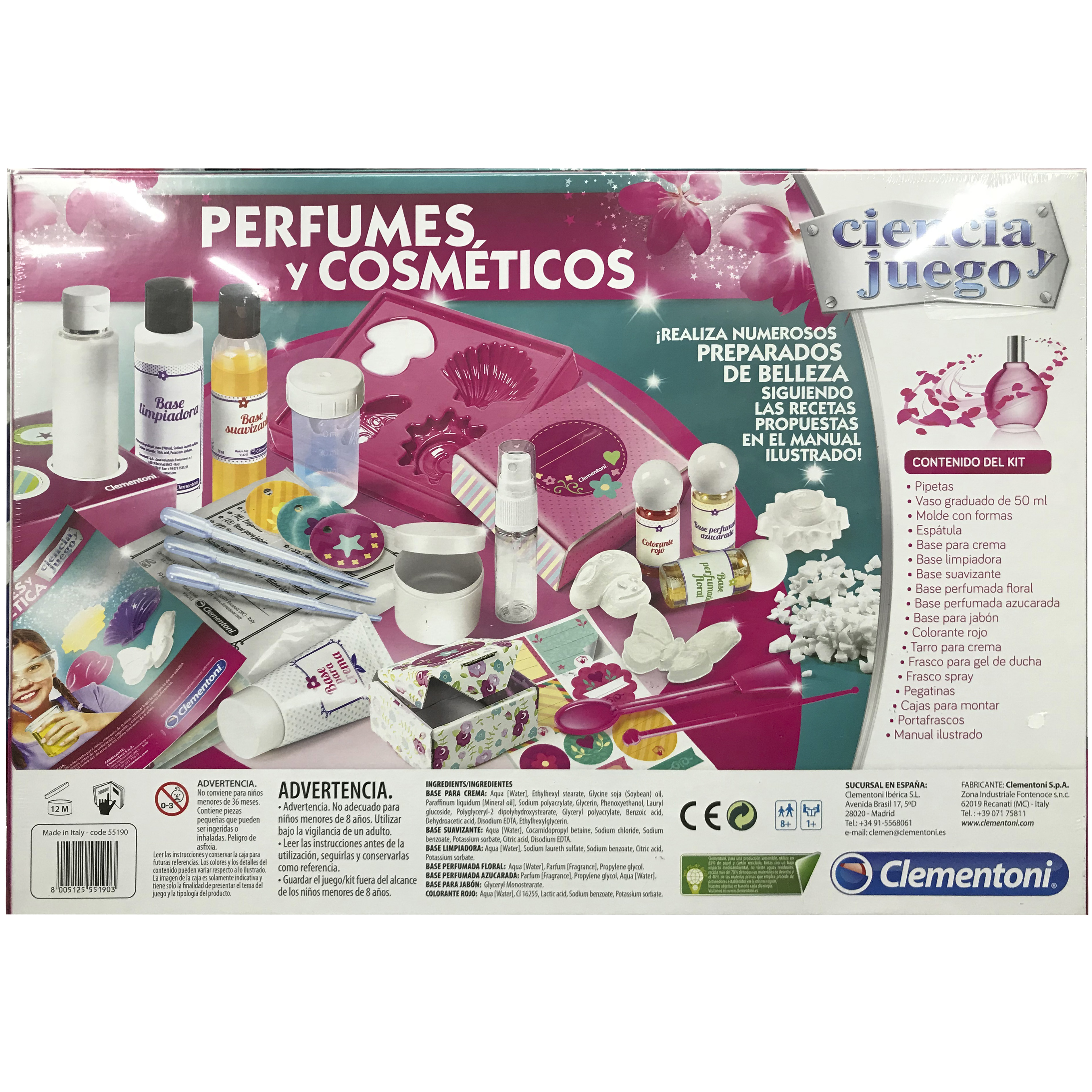 imagen juego laboratorio de perfumes