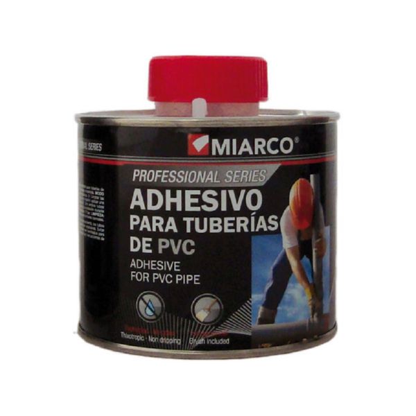 Adhesivo tubería PVC. c/pincel. 500 ml