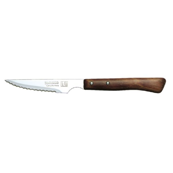 CUCHILLO CHULETERO INOXIDABLE MANGO DE MADERA 11CM 371500