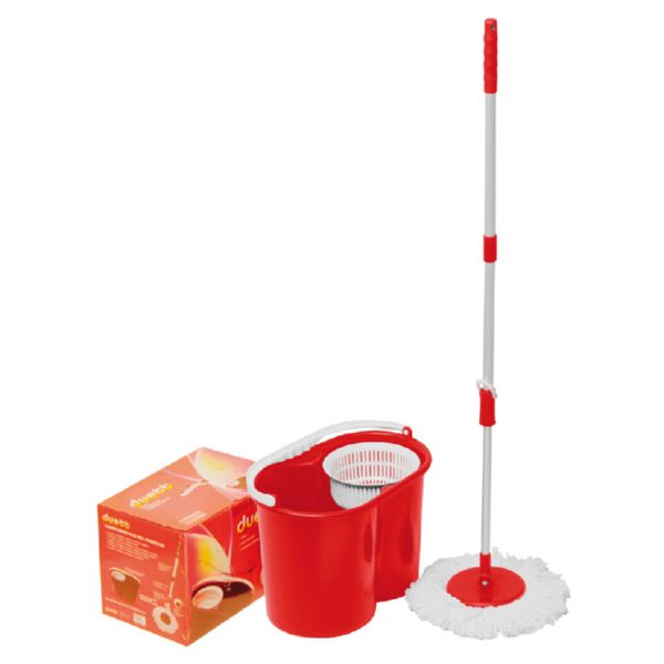 DUETT CONJUNTO CUBO DE FREGAR COLOR ROJO 900RJ 