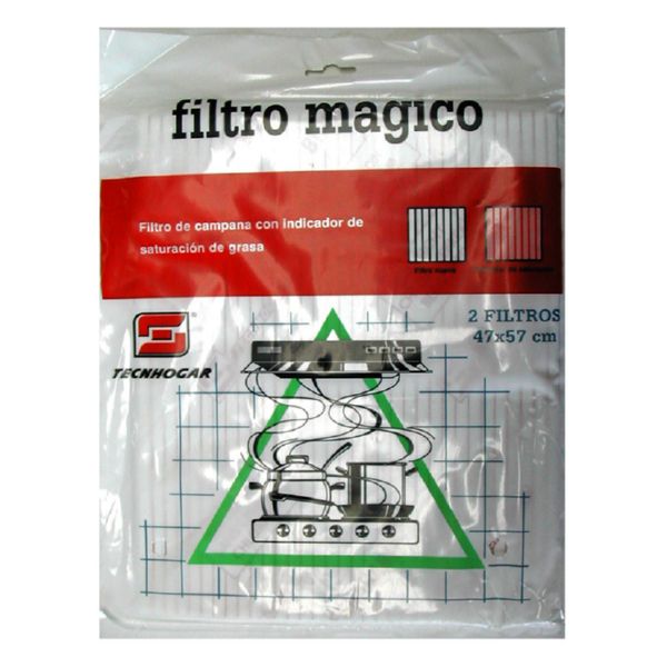 FILTRO CAMPANA ANTIGRASA 2 UNDS.