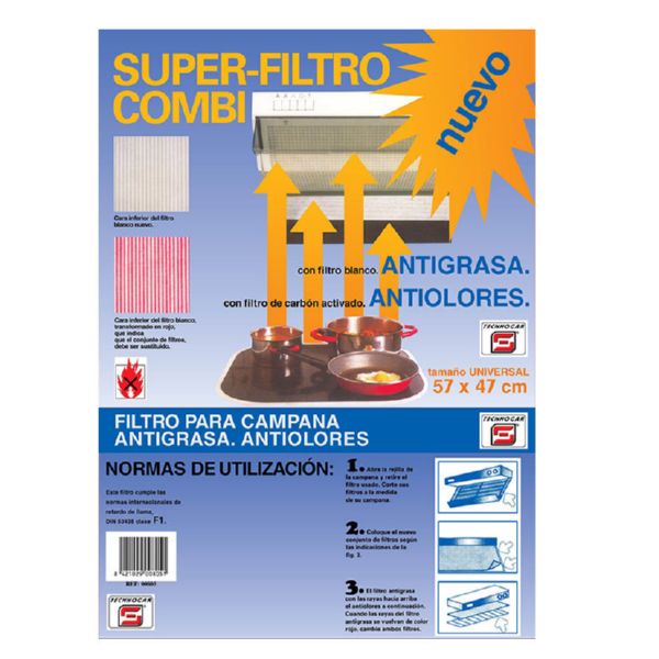 FILTRO CAMPANA ANTIGRASA COMBI