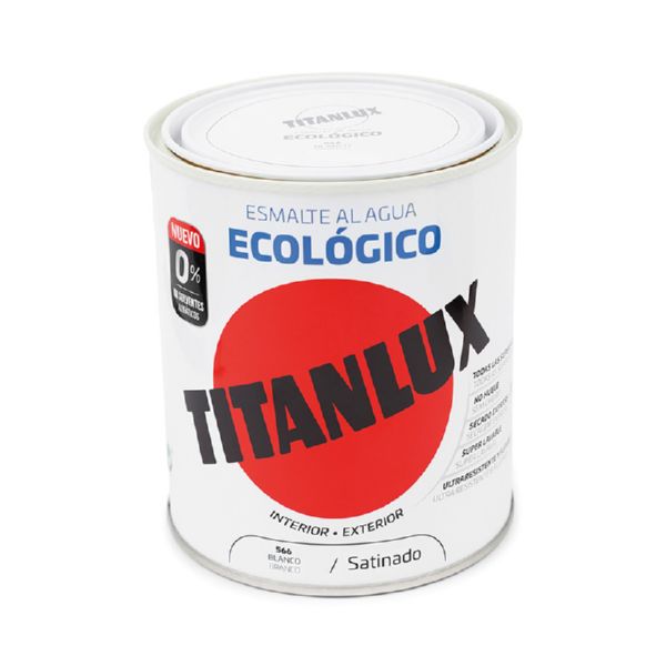 TITANLUX BASE AGUA ECOLOGICO BLANCO 750ML SATINADO