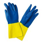 GUANTE LATEX BICOLOR REFORZAD.T7 -